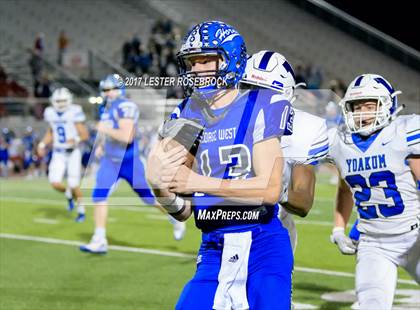 Thumbnail 2 in Yoakum vs. George West (UIL 3A Area Playoffs) photogallery.