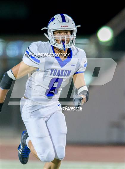 Thumbnail 2 in Yoakum vs. George West (UIL 3A Area Playoffs) photogallery.