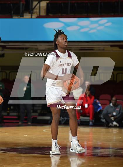 Thumbnail 1 in Bowne vs Iona Prep (Public vs Catholic Hoops Showdown) photogallery.