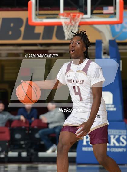 Thumbnail 1 in Bowne vs Iona Prep (Public vs Catholic Hoops Showdown) photogallery.