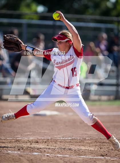 Thumbnail 3 in Argonaut vs. Woodland Christian (CIF SJS D6 Final Game 1) photogallery.