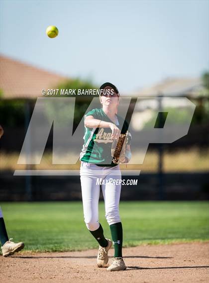 Thumbnail 2 in Argonaut vs. Woodland Christian (CIF SJS D6 Final Game 1) photogallery.