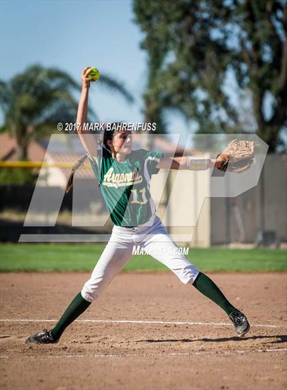 Thumbnail 1 in Argonaut vs. Woodland Christian (CIF SJS D6 Final Game 1) photogallery.