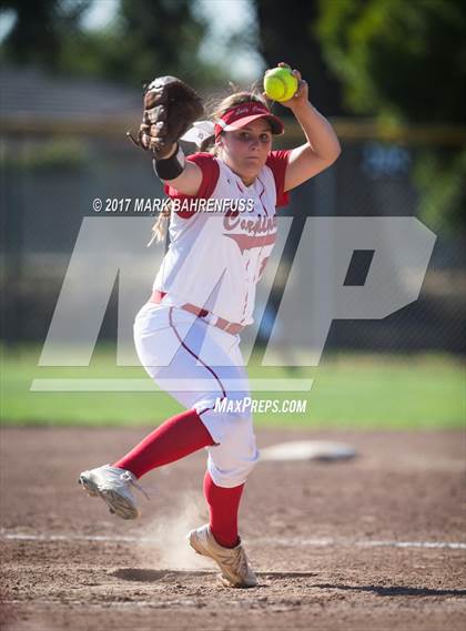Thumbnail 2 in Argonaut vs. Woodland Christian (CIF SJS D6 Final Game 1) photogallery.