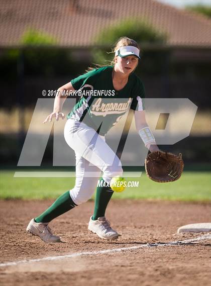 Thumbnail 1 in Argonaut vs. Woodland Christian (CIF SJS D6 Final Game 1) photogallery.