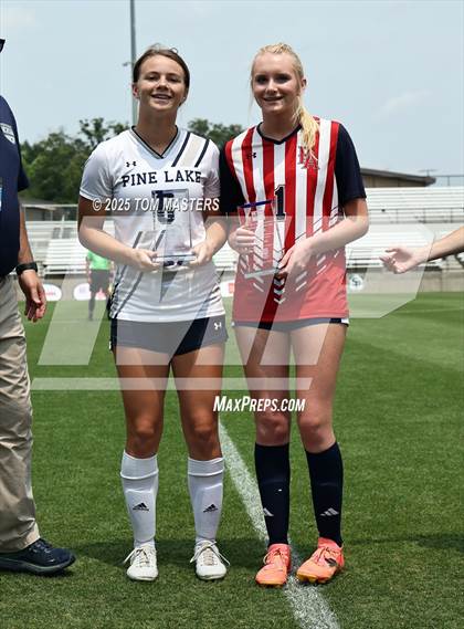 Thumbnail 1 in Pine Lake Prep vs. Franklin Academy (NCHSAA 2A Championship Pregame & Awards) photogallery.