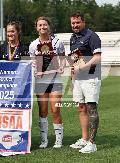 Thumbnail 1 in Pine Lake Prep vs. Franklin Academy (NCHSAA 2A Championship Pregame & Awards) photogallery.