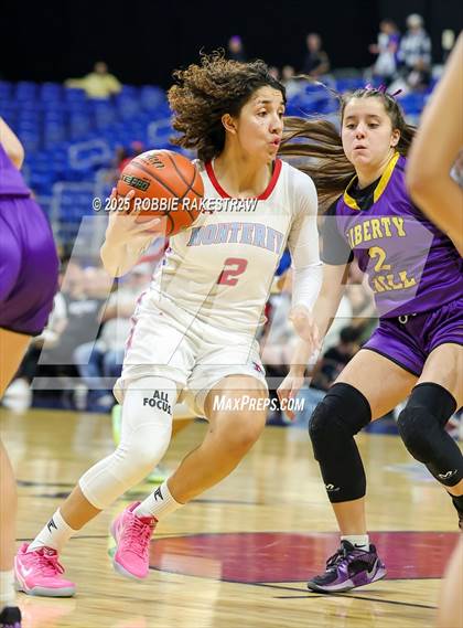 Thumbnail 1 in Liberty Hill vs. Monterey (UIL 5A Basketball Division II Final) photogallery.