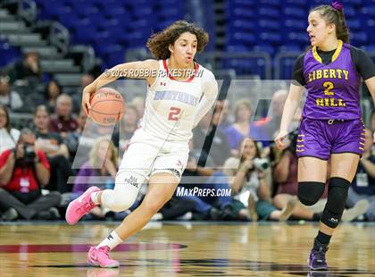 Thumbnail 3 in Liberty Hill vs. Monterey (UIL 5A Basketball Division II Final) photogallery.