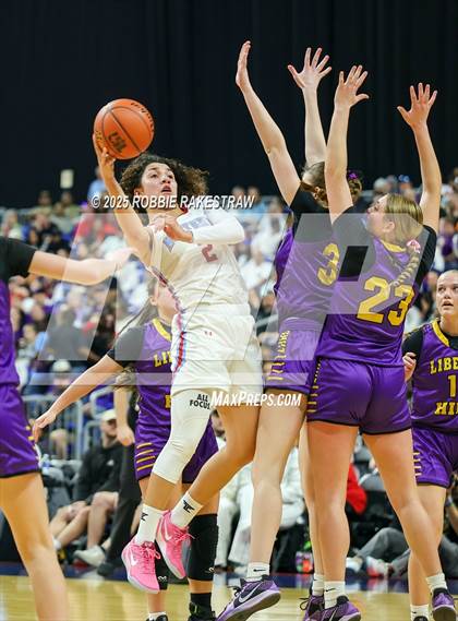 Thumbnail 2 in Liberty Hill vs. Monterey (UIL 5A Basketball Division II Final) photogallery.
