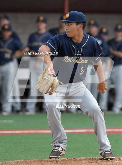 Thumbnail 2 in Aliso Niguel vs. Notre Dame (SO) (Boras Classic South) photogallery.