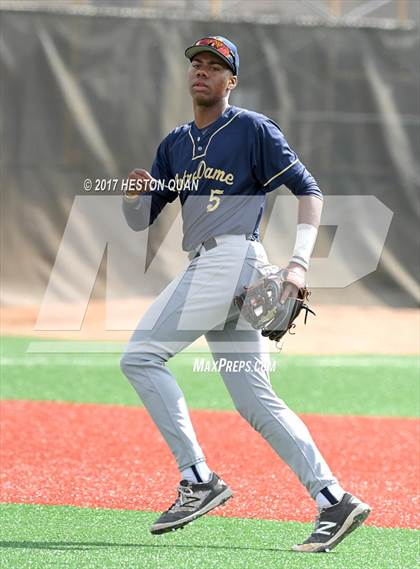 Thumbnail 2 in Aliso Niguel vs. Notre Dame (SO) (Boras Classic South) photogallery.