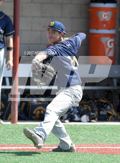 Thumbnail 2 in Aliso Niguel vs. Notre Dame (SO) (Boras Classic South) photogallery.