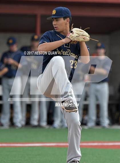 Thumbnail 2 in Aliso Niguel vs. Notre Dame (SO) (Boras Classic South) photogallery.