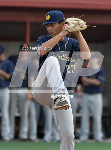 Thumbnail 1 in Aliso Niguel vs. Notre Dame (SO) (Boras Classic South) photogallery.