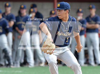 Thumbnail 3 in Aliso Niguel vs. Notre Dame (SO) (Boras Classic South) photogallery.