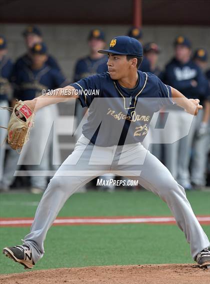 Thumbnail 3 in Aliso Niguel vs. Notre Dame (SO) (Boras Classic South) photogallery.