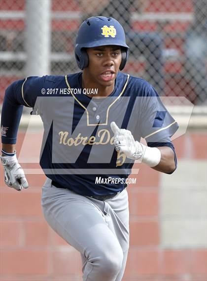 Thumbnail 3 in Aliso Niguel vs. Notre Dame (SO) (Boras Classic South) photogallery.
