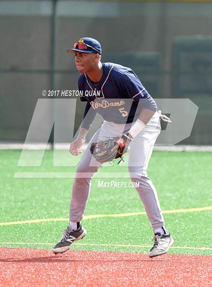 Thumbnail 1 in Aliso Niguel vs. Notre Dame (SO) (Boras Classic South) photogallery.