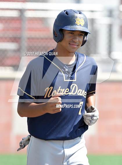 Thumbnail 1 in Aliso Niguel vs. Notre Dame (SO) (Boras Classic South) photogallery.
