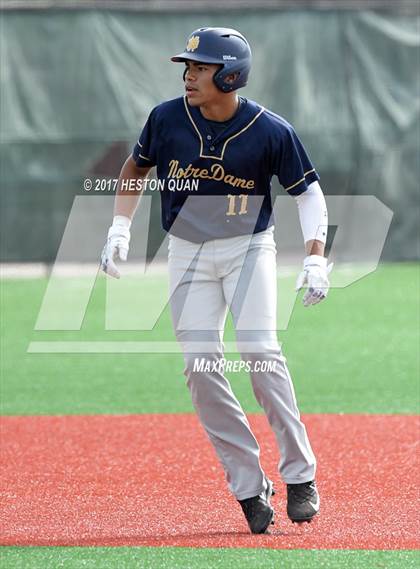 Thumbnail 1 in Aliso Niguel vs. Notre Dame (SO) (Boras Classic South) photogallery.