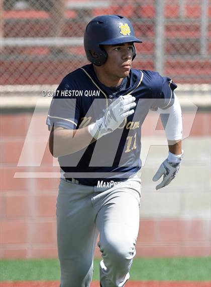 Thumbnail 3 in Aliso Niguel vs. Notre Dame (SO) (Boras Classic South) photogallery.