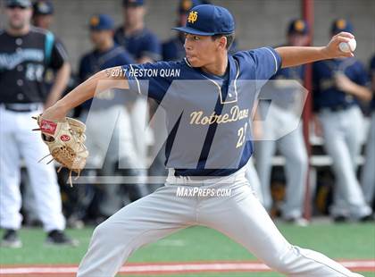 Thumbnail 2 in Aliso Niguel vs. Notre Dame (SO) (Boras Classic South) photogallery.