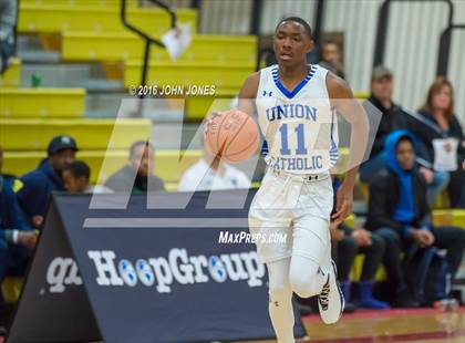 Thumbnail 3 in Hun @ Union Catholic (Hoop Group NJ Tip Off Classic) photogallery.