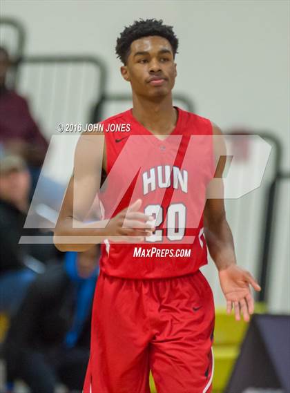 Thumbnail 1 in Hun @ Union Catholic (Hoop Group NJ Tip Off Classic) photogallery.