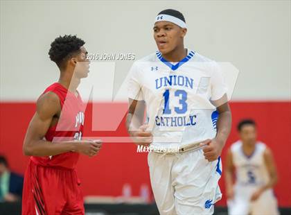 Thumbnail 2 in Hun @ Union Catholic (Hoop Group NJ Tip Off Classic) photogallery.