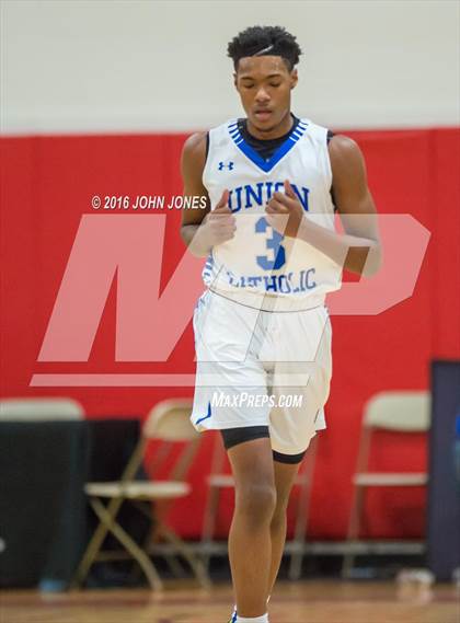 Thumbnail 1 in Hun @ Union Catholic (Hoop Group NJ Tip Off Classic) photogallery.