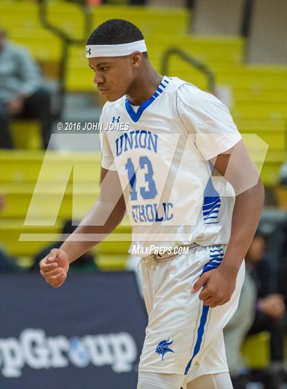Thumbnail 2 in Hun @ Union Catholic (Hoop Group NJ Tip Off Classic) photogallery.