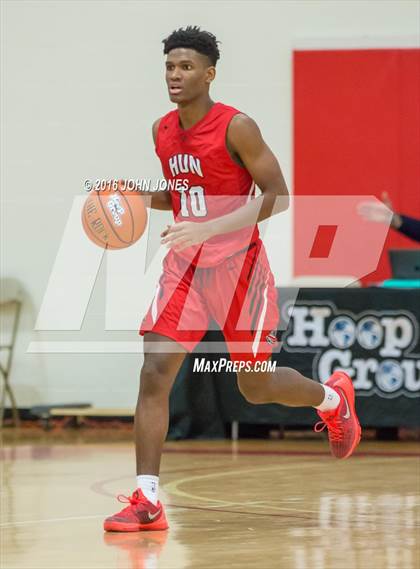 Thumbnail 2 in Hun @ Union Catholic (Hoop Group NJ Tip Off Classic) photogallery.