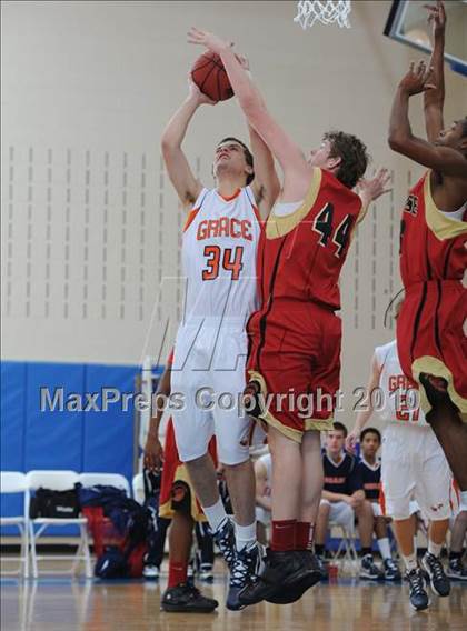 Thumbnail 1 in Neuse Christian Academy vs. Grace Christian photogallery.