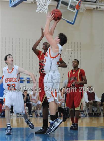 Thumbnail 1 in Neuse Christian Academy vs. Grace Christian photogallery.