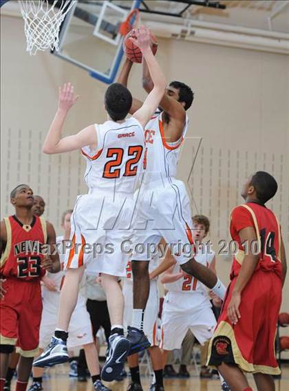 Thumbnail 3 in Neuse Christian Academy vs. Grace Christian photogallery.