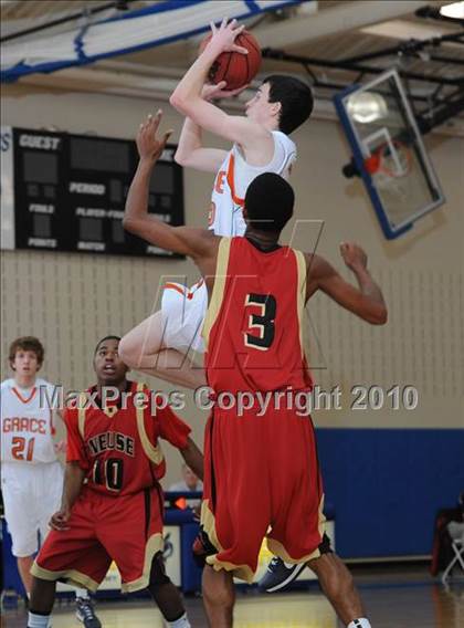 Thumbnail 1 in Neuse Christian Academy vs. Grace Christian photogallery.
