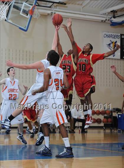 Thumbnail 3 in Neuse Christian Academy vs. Grace Christian photogallery.