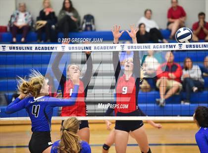 Thumbnail 2 in Teurlings Catholic vs St. Scholastica (Catholic League Tournament) photogallery.