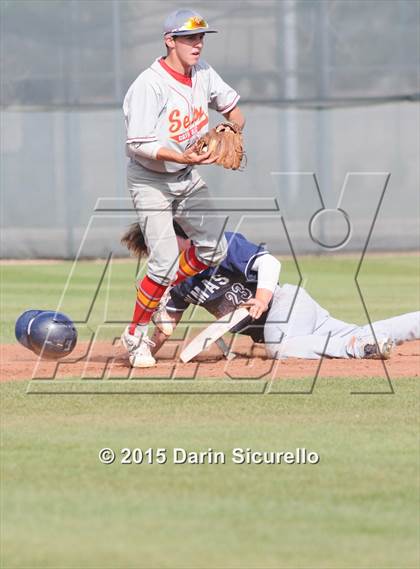 Thumbnail 1 in Seton Catholic vs. Perry photogallery.