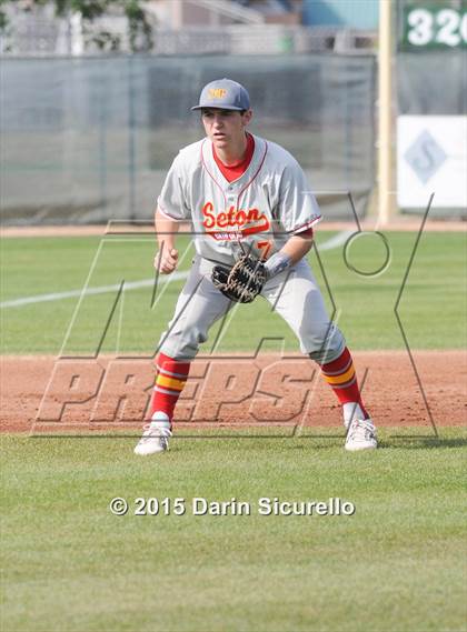 Thumbnail 2 in Seton Catholic vs. Perry photogallery.