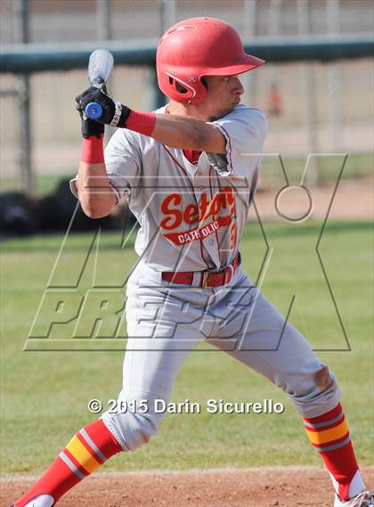 Thumbnail 1 in Seton Catholic vs. Perry photogallery.
