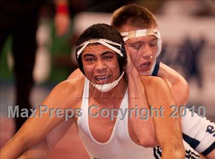 Thumbnail 1 in CIF State Wrestling Championships (Day 2 - Medal Round) photogallery.