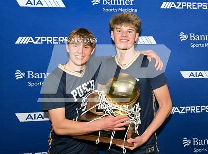 Thumbnail 3 in  Palo Verde vs. Pusch Ridge Christian Academy (AIA 3A Final - Awards) photogallery.