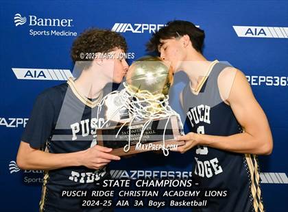 Thumbnail 2 in  Palo Verde vs. Pusch Ridge Christian Academy (AIA 3A Final - Awards) photogallery.