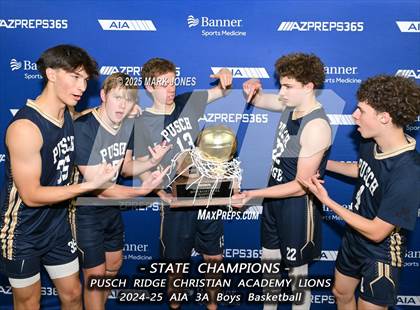 Thumbnail 3 in  Palo Verde vs. Pusch Ridge Christian Academy (AIA 3A Final - Awards) photogallery.
