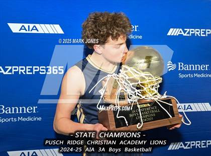 Thumbnail 2 in  Palo Verde vs. Pusch Ridge Christian Academy (AIA 3A Final - Awards) photogallery.
