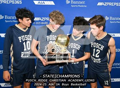 Thumbnail 1 in  Palo Verde vs. Pusch Ridge Christian Academy (AIA 3A Final - Awards) photogallery.