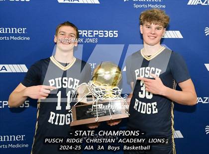 Thumbnail 2 in  Palo Verde vs. Pusch Ridge Christian Academy (AIA 3A Final - Awards) photogallery.