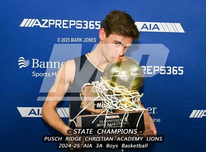 Thumbnail 2 in  Palo Verde vs. Pusch Ridge Christian Academy (AIA 3A Final - Awards) photogallery.